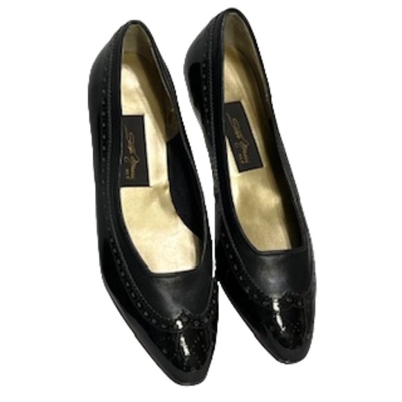 SESTO MEUCCI OLE Black Patent Leather Flats 5.5M - Picture 7 of 16